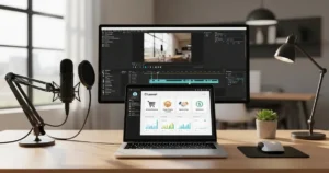 Small YouTube channel monetization strategies including affiliate marketing and digital products.